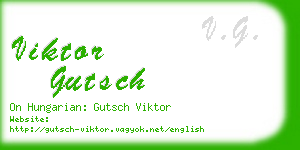 viktor gutsch business card
